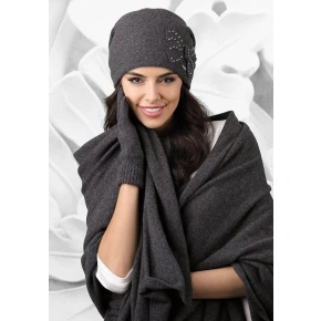 Dámská šála 01 tmavě šedá - Kamea