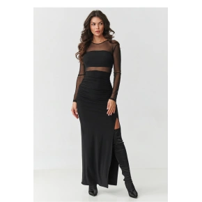 Dámské šaty M911 černé - Makadamia