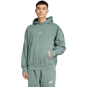 Bluza męska adidas A SZN W FL HD zielona JL6538 pánské