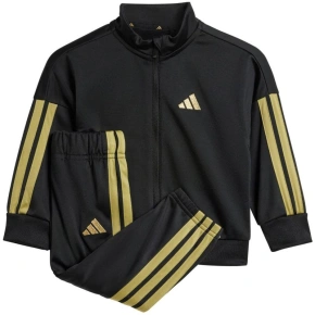 Dziecięce spodnie dresowe adidas Essentials Climacool czarno-złote JC8857