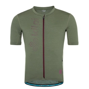 Męska koszulka kolarska Petrana-m khaki - Kilpi