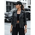 Dámská kožená bunda TY3893 černá - FashionStreet