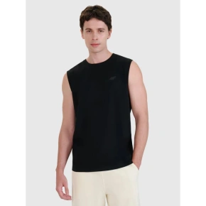 Tank top regular gładki męski 4F 4FWMM00TSLEM125-20S Tank top regular gładki męski 4F 4FWMM00TSLEM125-20S