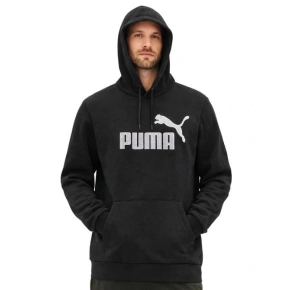 Puma bluza sportowa kangurka z kapturem męska czarna modna bawełniana pánské
