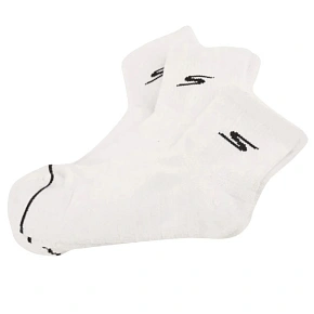 Skechers 3pk Mens Qtr Prem Basic Socks S119050H-WHT Białe 43-46