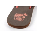 Japonki damskie V0VC3F brązowy - Vans