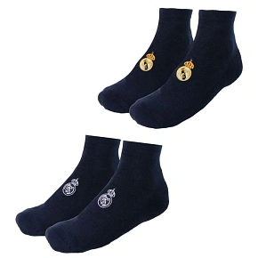 Real Madryt skarpetki 2-pack granatowe 2900003459 Real Madryt skarpetki 2-pack granatowe 2900003459