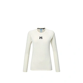 Koszulka damska MILLET Trilogy Wool Ts Ls W beżowa Koszulka damska MILLET Trilogy Wool Ts Ls W beżowa