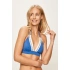 Top kąpielowy KW0KW00591-CHQ niebiesko-biały - Calvin Klein