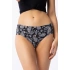 Klasyczne czarne majtki z wzorem Paisley Simple - Julimex