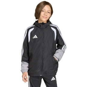 Kurtka dla dzieci adidas Tiro 26 Competition All Weather czarna KB0156 Kurtka dla dzieci adidas Tiro 26 Competition All Weather czarna KB0156