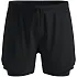 Spodenki męskie Odlo 2-in-1 short ZEROWEIGHT 5 INCH czarne
