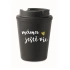 MAMA MORE - czarny kubek termiczny 300 ml