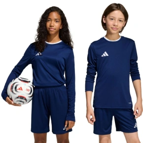 Adidas Entrada 26 koszulka dziecięca z długim rękawem granatowa KF5877