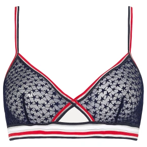 Damski podkoszulek w prążki UW0UW02762-DW5 - Tommy Hilfiger