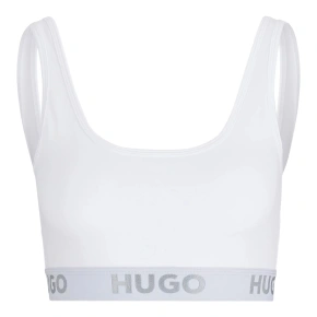Damski biustonosz sportowy BOSS Sporty Logo 50469631-100 - HUGO