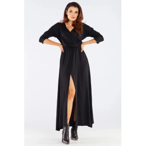Sukienka damska A454 Czarny - Awama