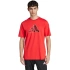 Koszulka męska adidas Logo Graphic czerwona JJ3934 pánské