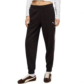 Spodnie damskie Puma ESS Graphic Animal Comfort czarne 692464 01 dámské