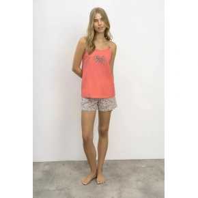 Krótka piżama damska Babydoll 16242 - Vamp
