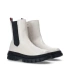 Botki damskie T3A5-33058-1355101-101 ecru z czarnym - Tommy Hilfiger