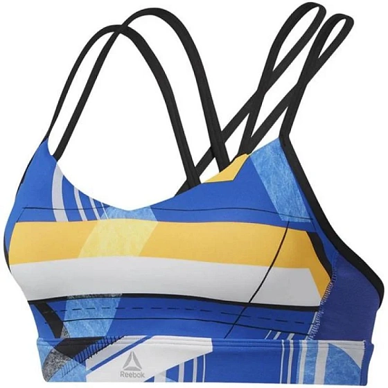 Damski biustonosz Hero Strappy Padded Bra VortaStripe W DU4097 - Reebok