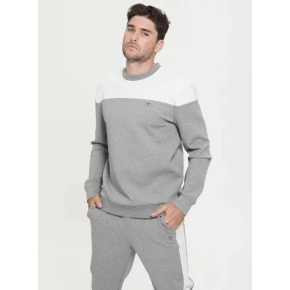 Bluza męska z kapturem Z2BQ01KBCK2 CGYH szary/ecru - Guess