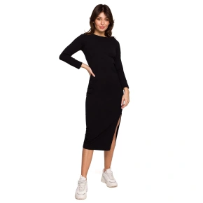 Sukienka damska B219 czarny - BeWear