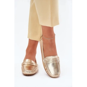 Dámské mokasíny FT245 Zlatá - Confly
