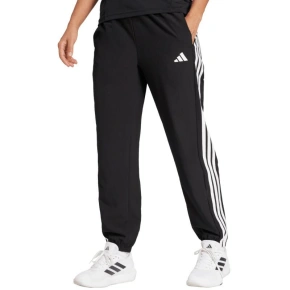 Spodnie damskie adidas Train Essentials 3-Stripes Woven czarne JI8313 dámské