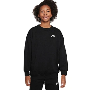 Bluza dziecięca Nike Sportswear Club Fleece Black FD2923 010 Bluza dziecięca Nike Sportswear Club Fleece Black FD2923 010