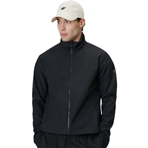 Kurtka męska softshell 4F M548 głęboka czerń 4FWSS26TSOFM548 20S pánské