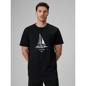 T-shirt relaxed z nadrukiem męski 4F 4FRSS26TTSHM3996-20S