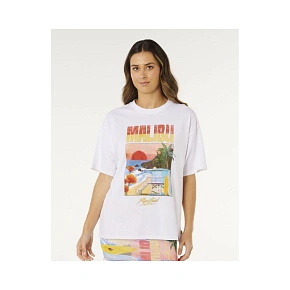 Koszulka damska RIP CURL Hayley O Heritage Tee biała Koszulka damska RIP CURL Hayley O Heritage Tee biała
