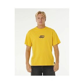 Koszulka męska RIP CURL Medina Inner Vision Spray Tee żółta