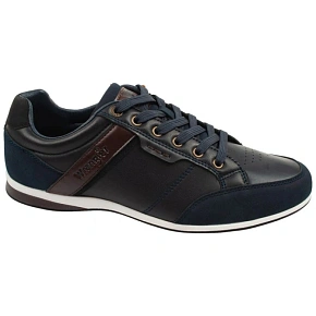 Wrangler buty męskie sneakersy Rhys granatowe półbuty modne Wrangler buty męskie sneakersy Rhys granatowe półbuty modne