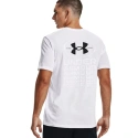 Koszulka męska Repeat Ss M 1371264 100 z grafiką - Under Armour