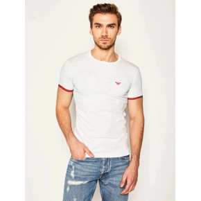 Koszula męska z krótkim rękawem - 111035 2R530 00010 - biały - Emporio Armani