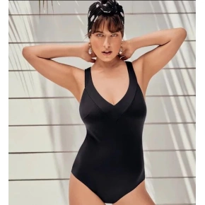Damski jednoczęściowy kostium kąpielowy 7292 M0 czarny - Anita