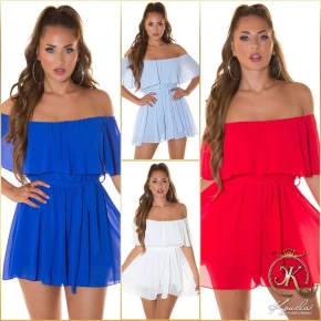 Modny kombinezon z odkrytymi ramionami V98112 - In-Stylefashion