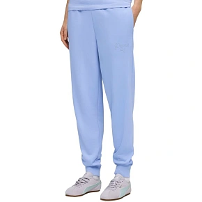 Spodnie damskie Puma ESS Script Comfort niebieskie 691763 60 dámské