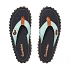 Gumbies japonki unisex ISLANDER FLIP-FLOP TRICOLOR BLACK