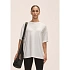 Koszulka damska Casall Oversized Cotton Blend Tee biały