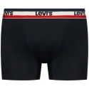 Bokserki męskie 3Pack 37149-0544 czarny/szary - Levi's