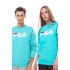 Bluza unisex z kapturem 681091-L07 niebieski - Fila