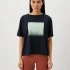 T-shirt damski 164829 4R255 00135 granatowy - Emporio Armani