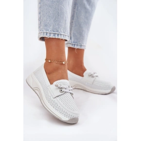 Dámské polobotky na platformě 56C2101 Bílá - Artiker