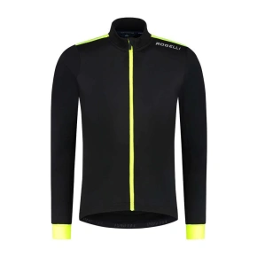 Rogelli koszulka dł. rękaw CORE czarny-fluor L