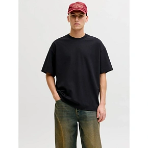 Jack&Jones męska koszulka t-shirt JJEBARRON TEE SS O-NECK NOOS 12298906 BLACK Jack&Jones męska koszulka t-shirt JJEBARRON TEE SS O-NECK NOOS 12298906 BLACK