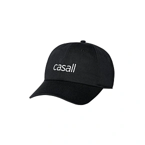 Czapka z daszkiem CASALL Casual Logo Cap kolor czarny